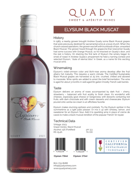 Elysium Black Muscat